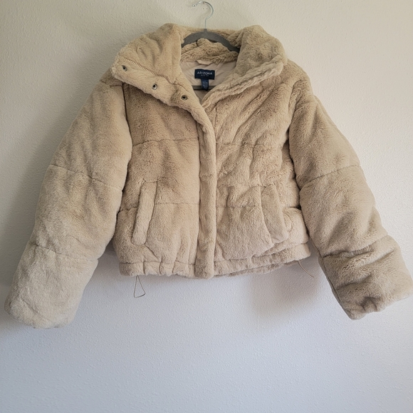Arizona Jean Company Jackets & Blazers - Arizona Faux Fur Cropped Jacket